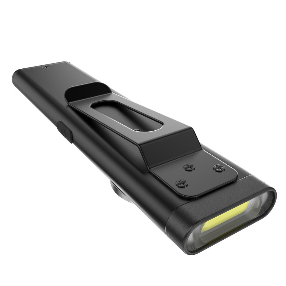 Klarus E5 470LM Black Compact Magnetic USB-C Fast Charging Dual COB LED Flashlight