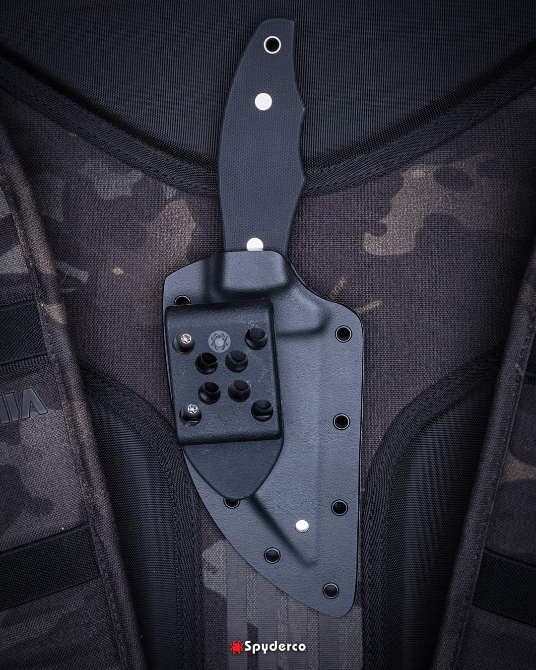 Spyderco Ronin 2 CTS BD1N G-10 Fixed Blade Knife FB09GP2