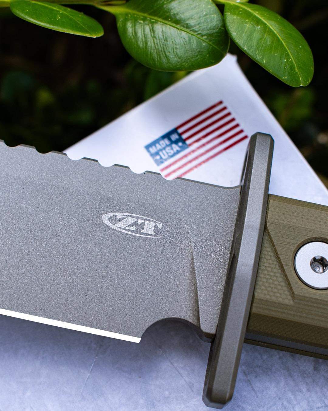 Zero Tolerance 0006 6" CPM 3V Cerakote OD Green G10 Fixed Blade Knife