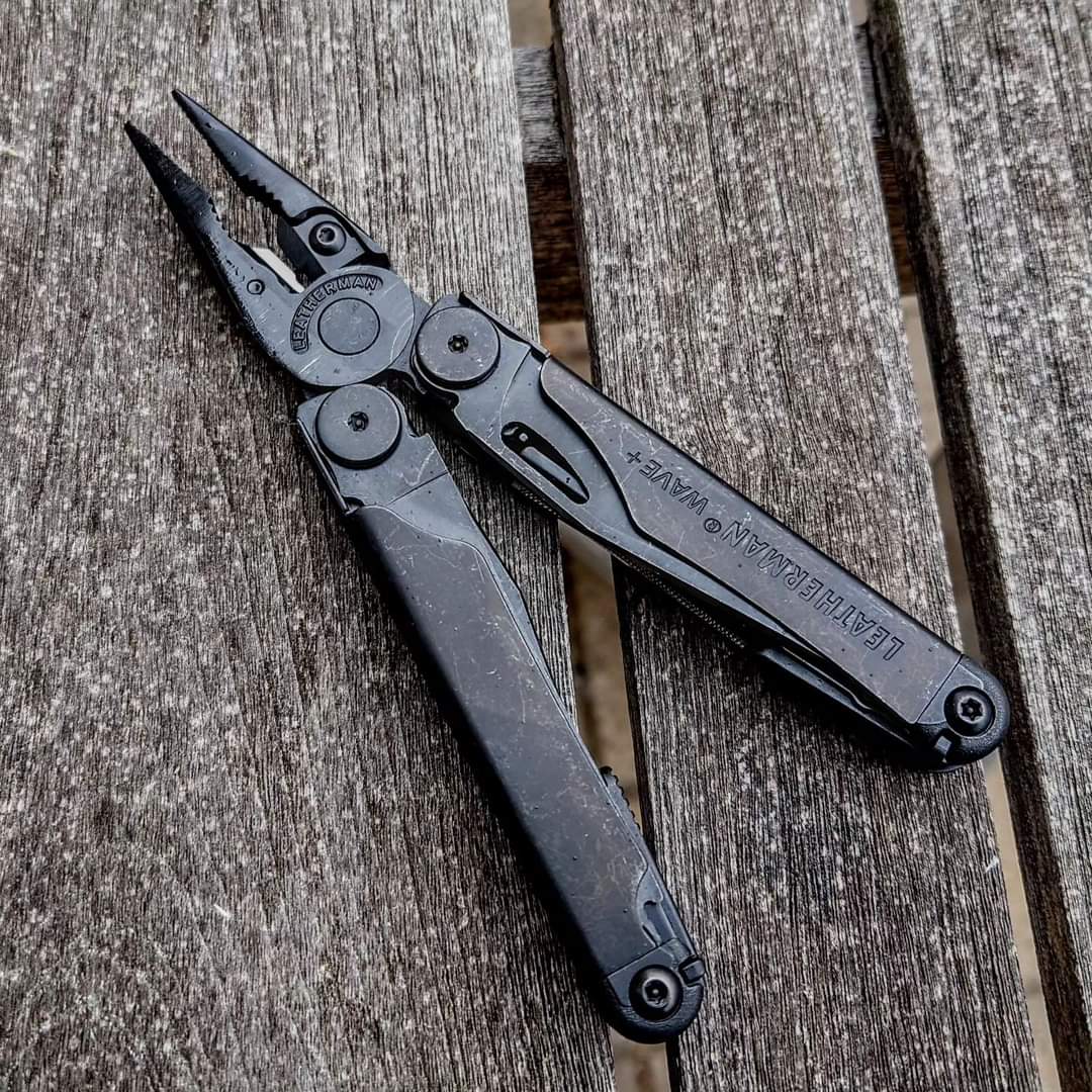 Leatherman Wave Plus Black 4" Multi Tool with MOLLE Sheath