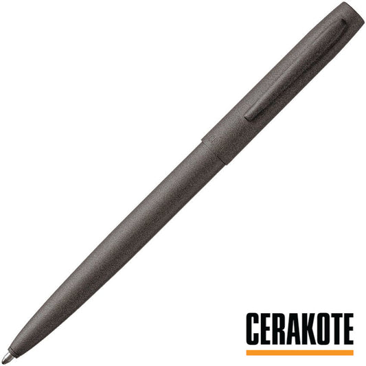 Fisher Cerakote Cap-O-Matic Space Pen Tungsten Gray Retractable Pen - Made in USA