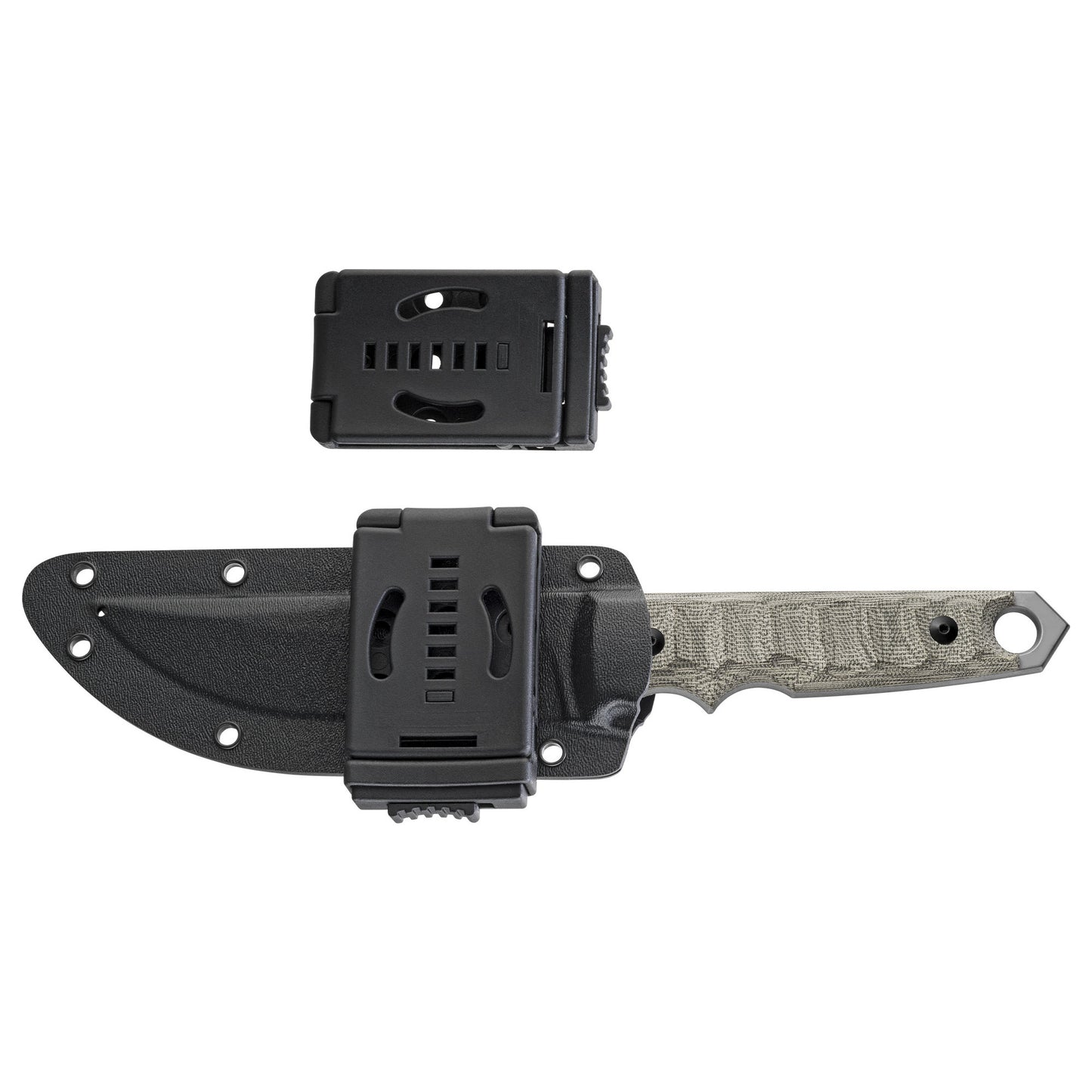 Fox Ryu 5.12" Niolox Stonewashed Green Canvas Micarta G10 Fixed Blade Knife FX-634 MOD
