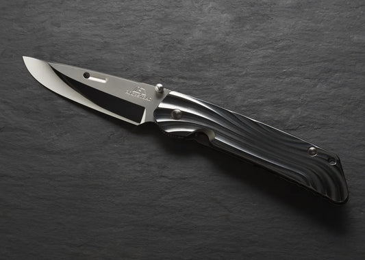Rockstead HIGO II TI-ZDP (S) 3.5" Polished ZDP189 Folding Knife with Shiny DLC Titanium Handle