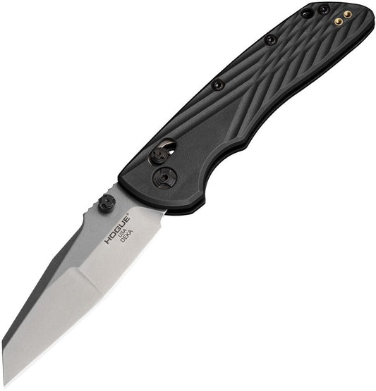 Hogue Deka ABLE 3.25" CPM Magnacut Wharncliffe Black FRN Folding Knife