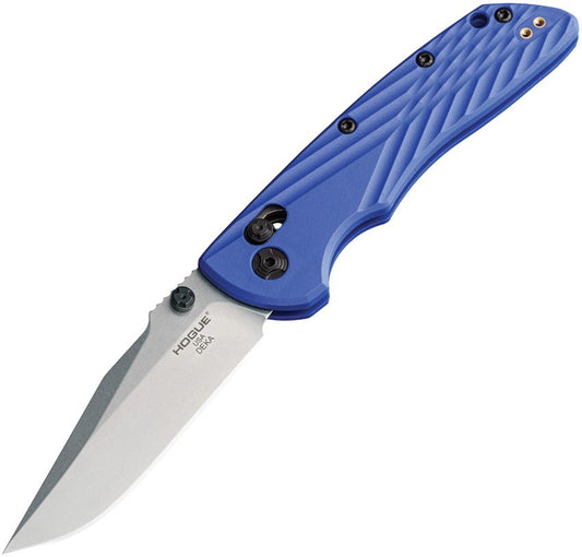 Hogue Deka ABLE 3.25" CPM Magnacut Blue FRN Folding Knife