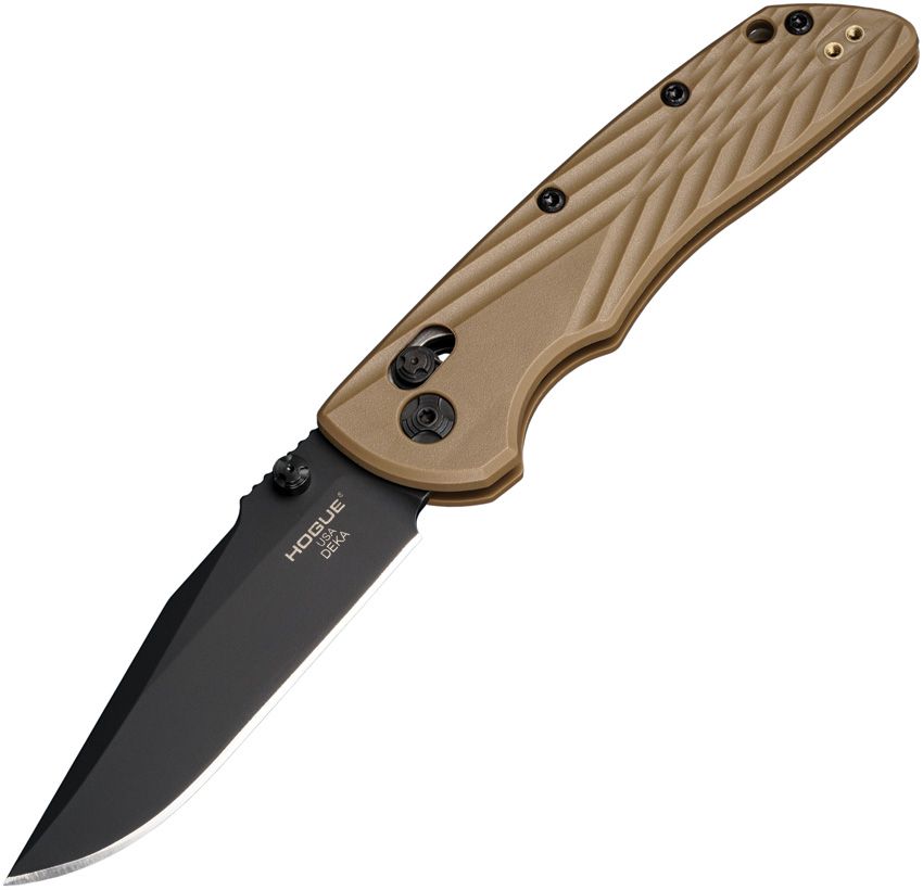 Hogue Deka ABLE 3.25" CPM Magnacut Cerakote FDE FRN Folding Knife