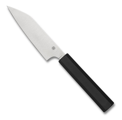 Spyderco Murray Carter Minarai Petty 4.64" CTS BD1N Kitchen Knife K15PBK - Made in Seki, Japan