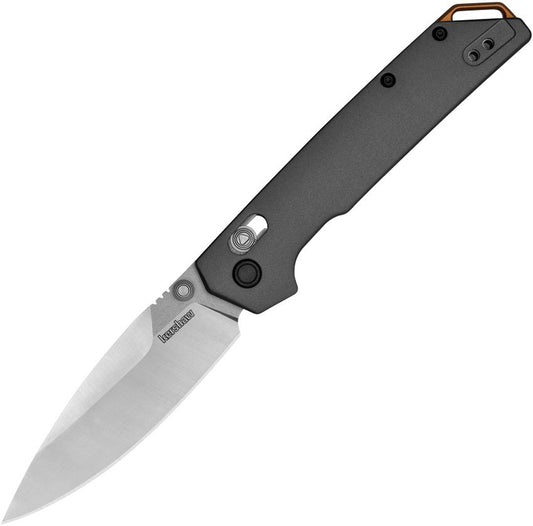 Kershaw Iridium 3.4" D2 Gray DuraLock KVT Aluminum Folding Knife 2038