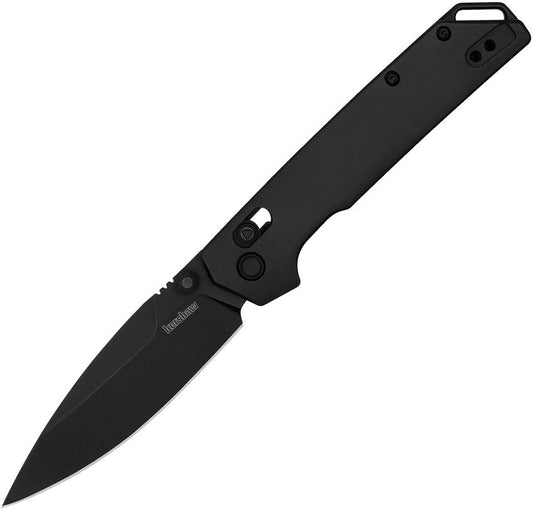 Kershaw Iridium 3.4" D2 Black PVD DuraLock KVT Aluminum Folding Knife 2038BLK
