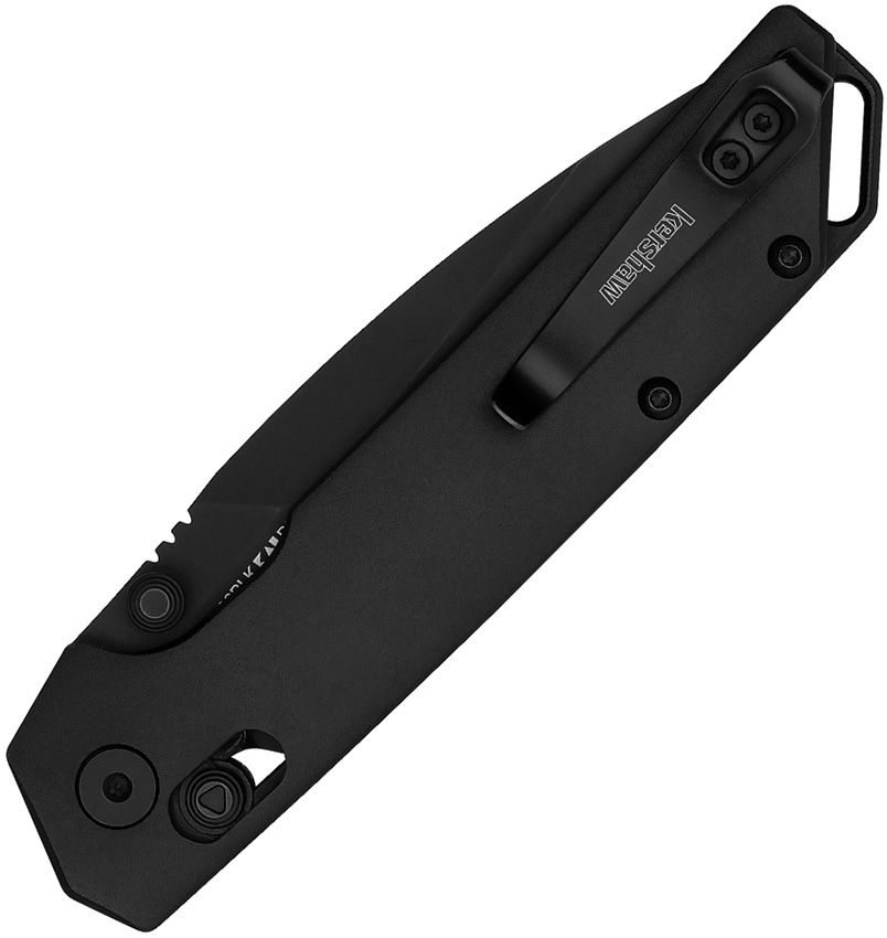 Kershaw Iridium 3.4" D2 Black PVD DuraLock KVT Aluminum Folding Knife 2038BLK