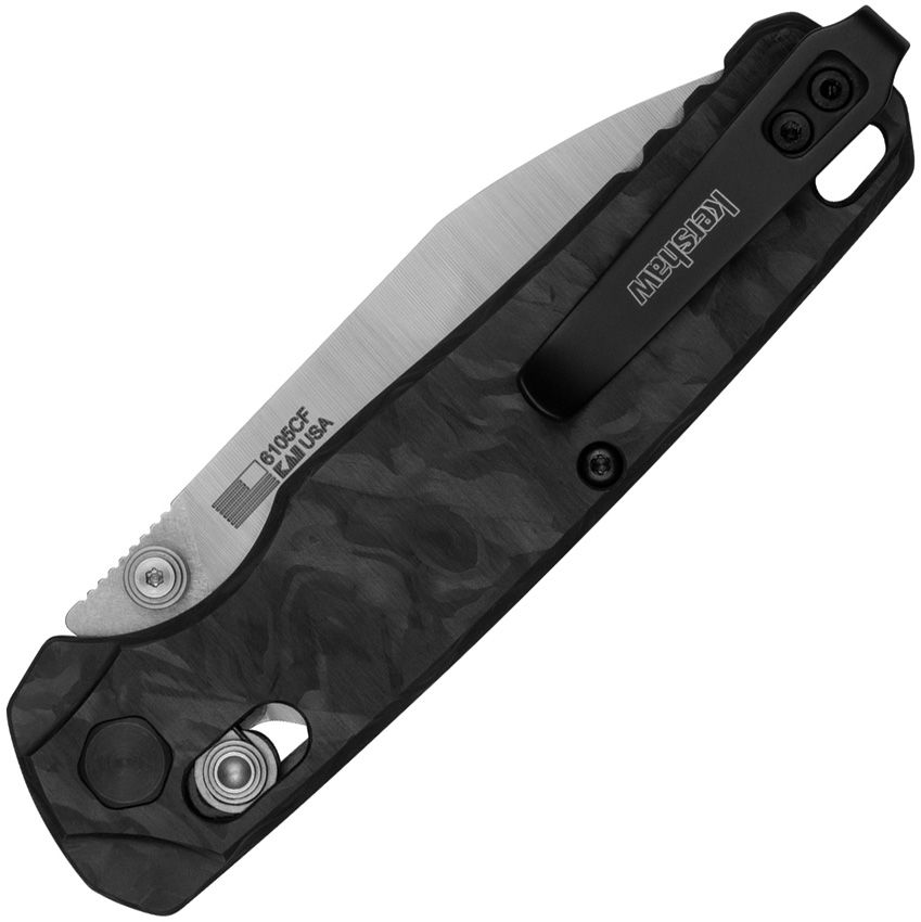Kershaw Bel Air 3" CPM Magnacut DuraLock KVT Marbled Carbon Fiber Folding Knife 6105CF