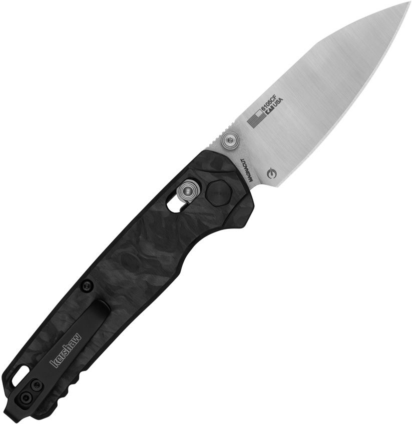 Kershaw Bel Air 3" CPM Magnacut DuraLock KVT Marbled Carbon Fiber Folding Knife 6105CF
