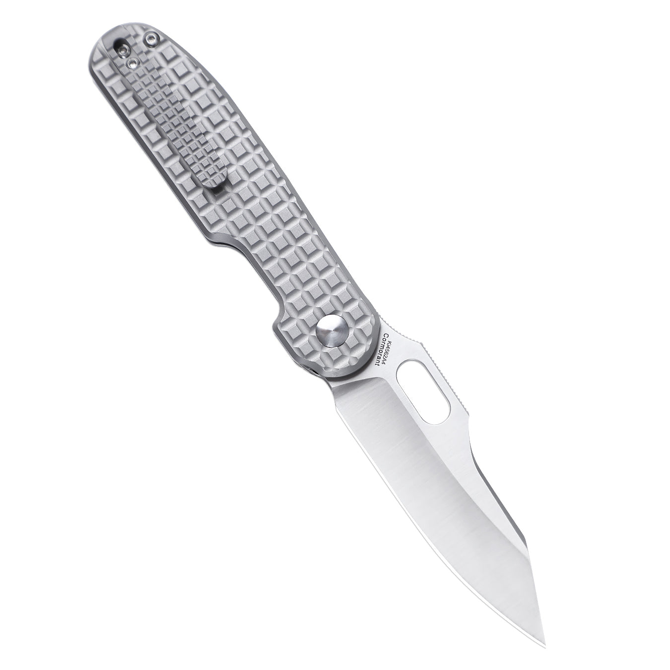Kizer Cormorant 3.23" CPM-20CV Titanium Button-Lock Folding Knife Ki4562A4