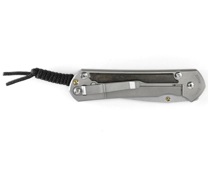 Chris Reeve Large Sebenza 31 Bog Oak 3.61" CPM Magnacut Titanium Folding Knife L31-1100