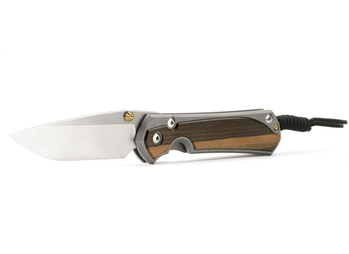 Chris Reeve Small Sebenza 31 Macassar Ebony 2.99" Magnacut Titanium Folding Knife S31-1116