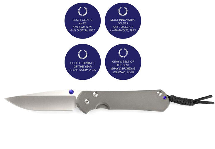 Chris Reeve Small Sebenza 31 2.99" CPM Magnacut Titanium Folding Knife S31-1000