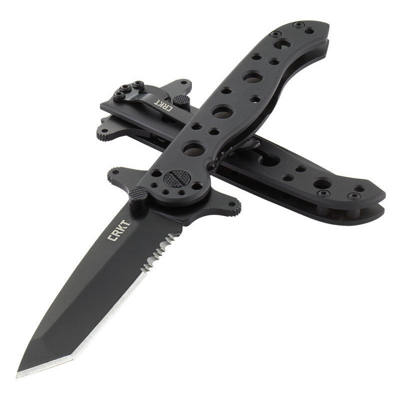 CRKT M16-10KSF 3" Carson Flipper Tanto Folding Knife - Kit Carson Design