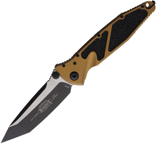 Microtech SOCOM Elite T/E 4" M390MK Two-Tone Tan Aluminium Folding Knife