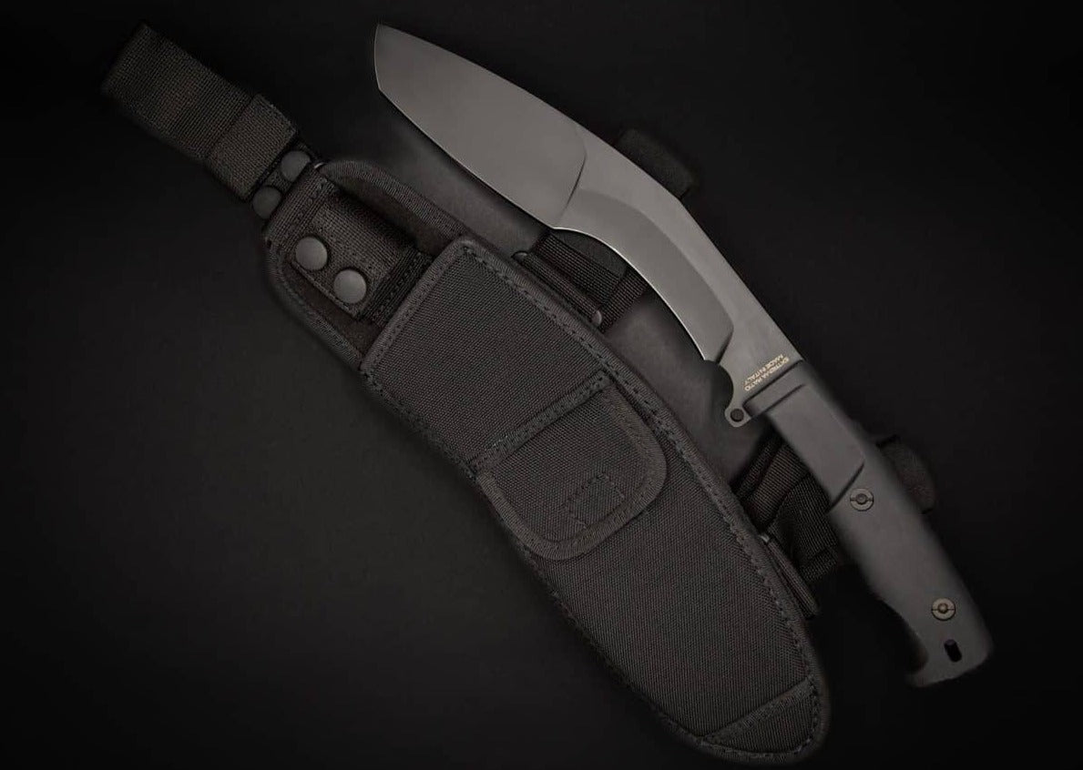 Extrema Ratio KS 9.6" N690 Black Fixed Blade Kukri Machete