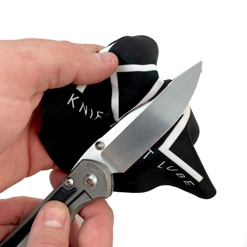 KPL Knife Maintenance Kit - Original 15WT Lubricant, Cloth, Swabs, Threadlocker