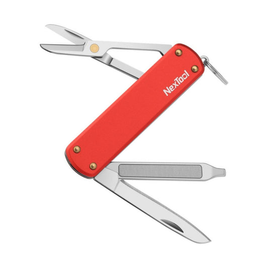 NexTool Mini Multi Functional Pocket Knife Red Aluminium