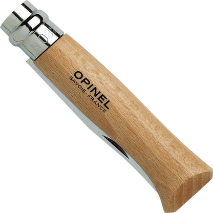 Opinel No.8 Traditional 3.35" Stainless Folding Knife - Made in France