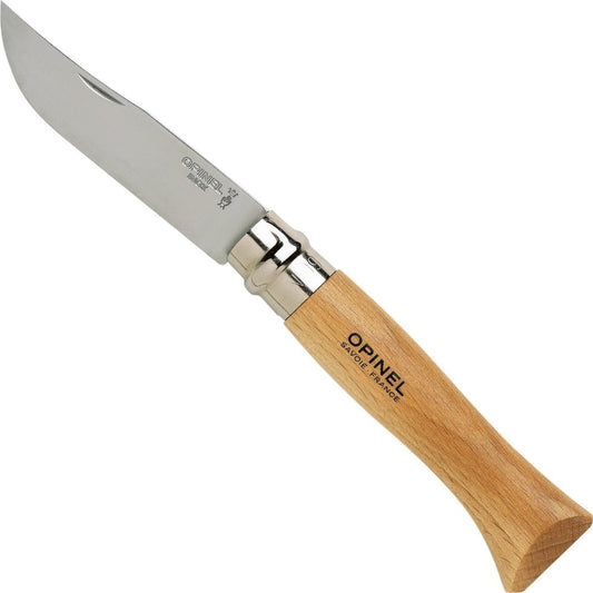 Opinel No.9 Traditional 3.51" Stainless Folding Knife - Made in France