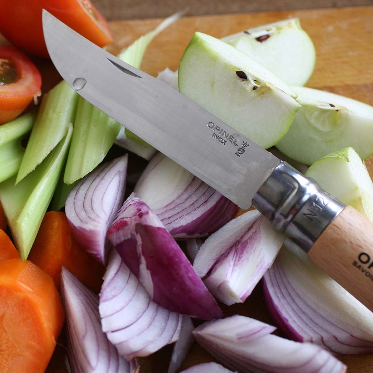 Opinel No.12 Traditional 4.82" Stainless Folding Knife - Made in France