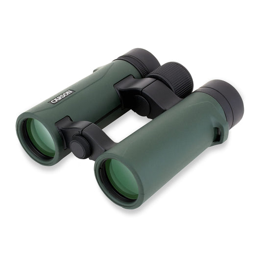 Carson RD Series 10x34mm Compact Open-Bridge Waterproof Binoculars Green RD-034