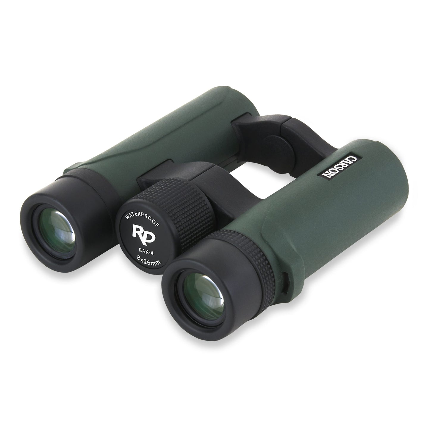 Carson RD Series 8x26mm Compact Open-Bridge Waterproof Binoculars Green RD-826