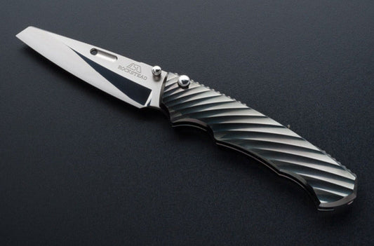 Rockstead RYO H-ZDP (BK) 3.15" Polished ZDP189 Titanium DLC Folding Knife