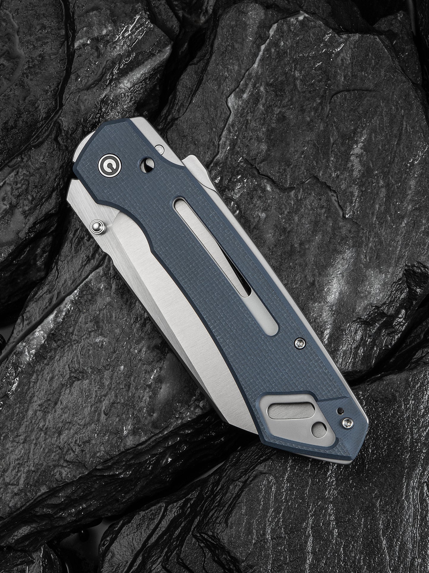 Civivi Buster FG 4.2" Nitro-V Neutral Blue G10 Folding Knife by Snecx C24052-2