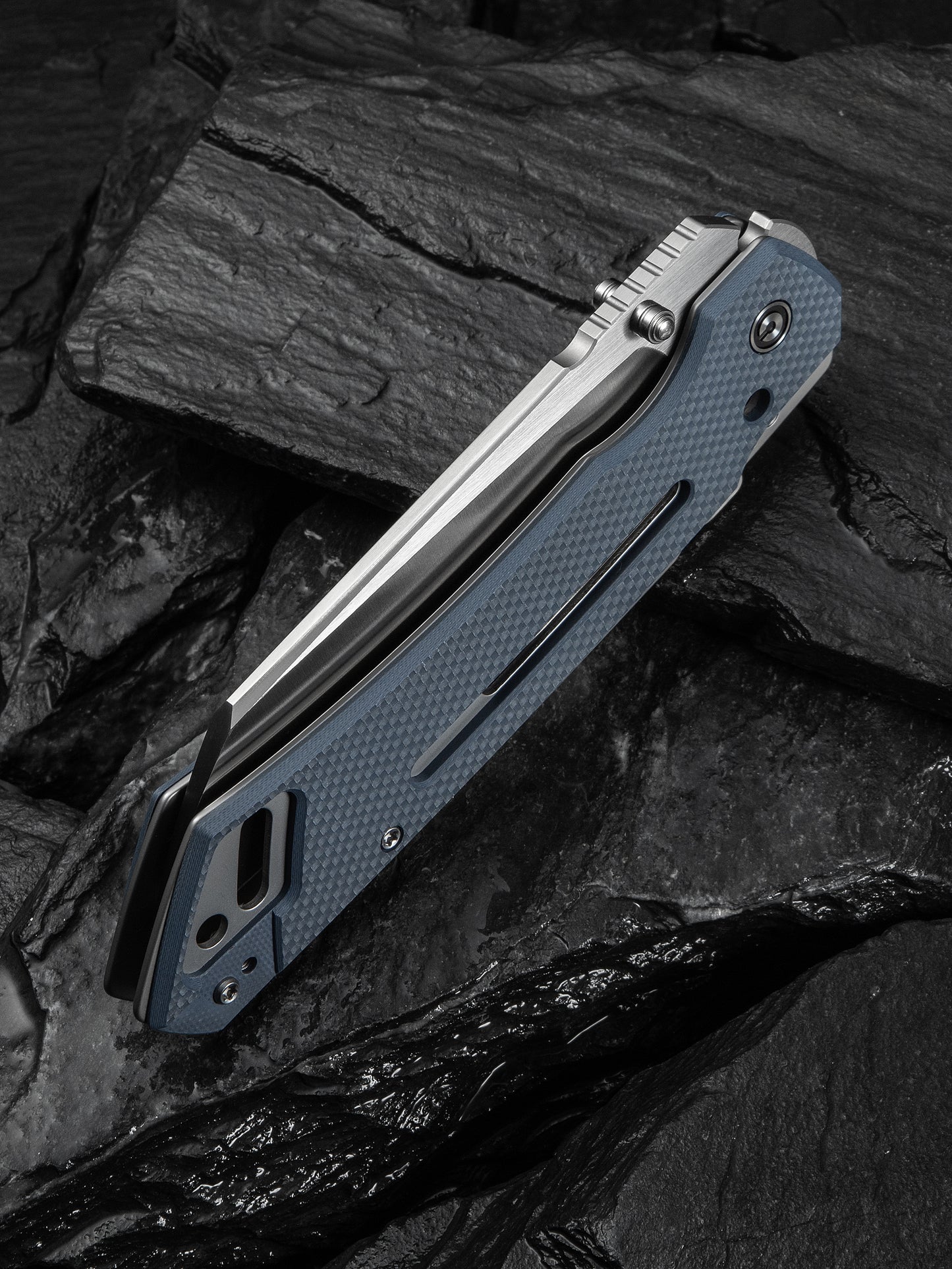 Civivi Buster FG 4.2" Nitro-V Neutral Blue G10 Folding Knife by Snecx C24052-2