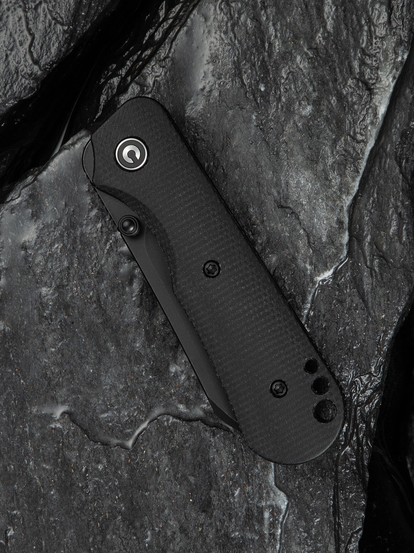 Civivi Crabby 2.7" Sandvik 14C28N Black Canvas Micarta Folding Knife by Ken Onion Jr C24055-3