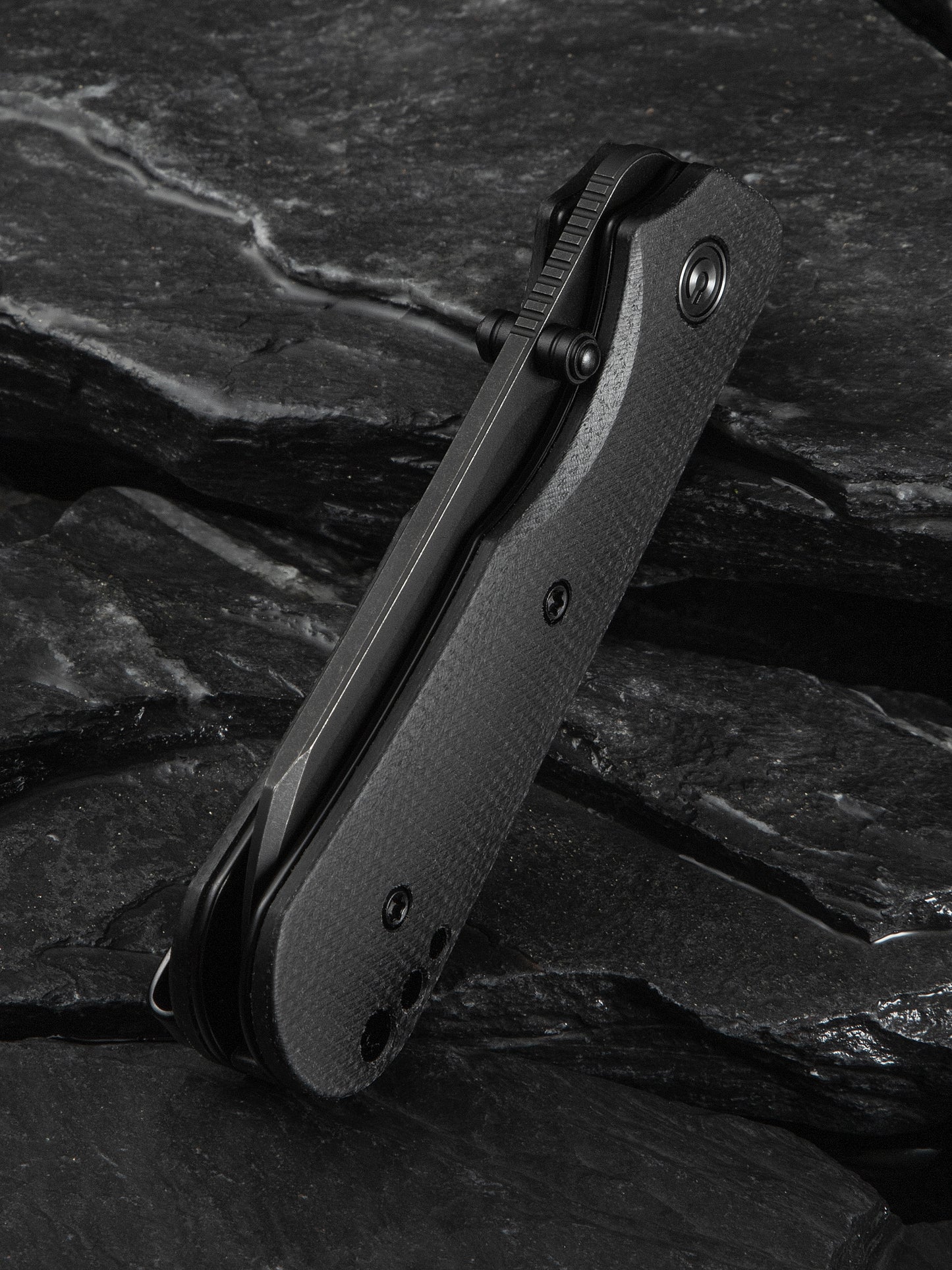 Civivi Crabby 2.7" Sandvik 14C28N Black Canvas Micarta Folding Knife by Ken Onion Jr C24055-3