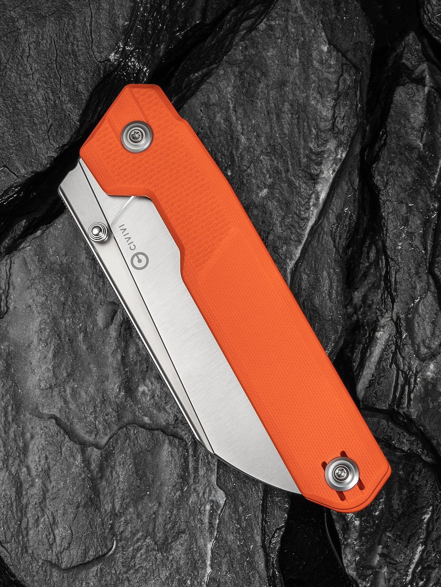 Civivi Hid 4.14" Sandvik 14C28N Orange G10 Folding Knife by Ostap Hel C23008-4
