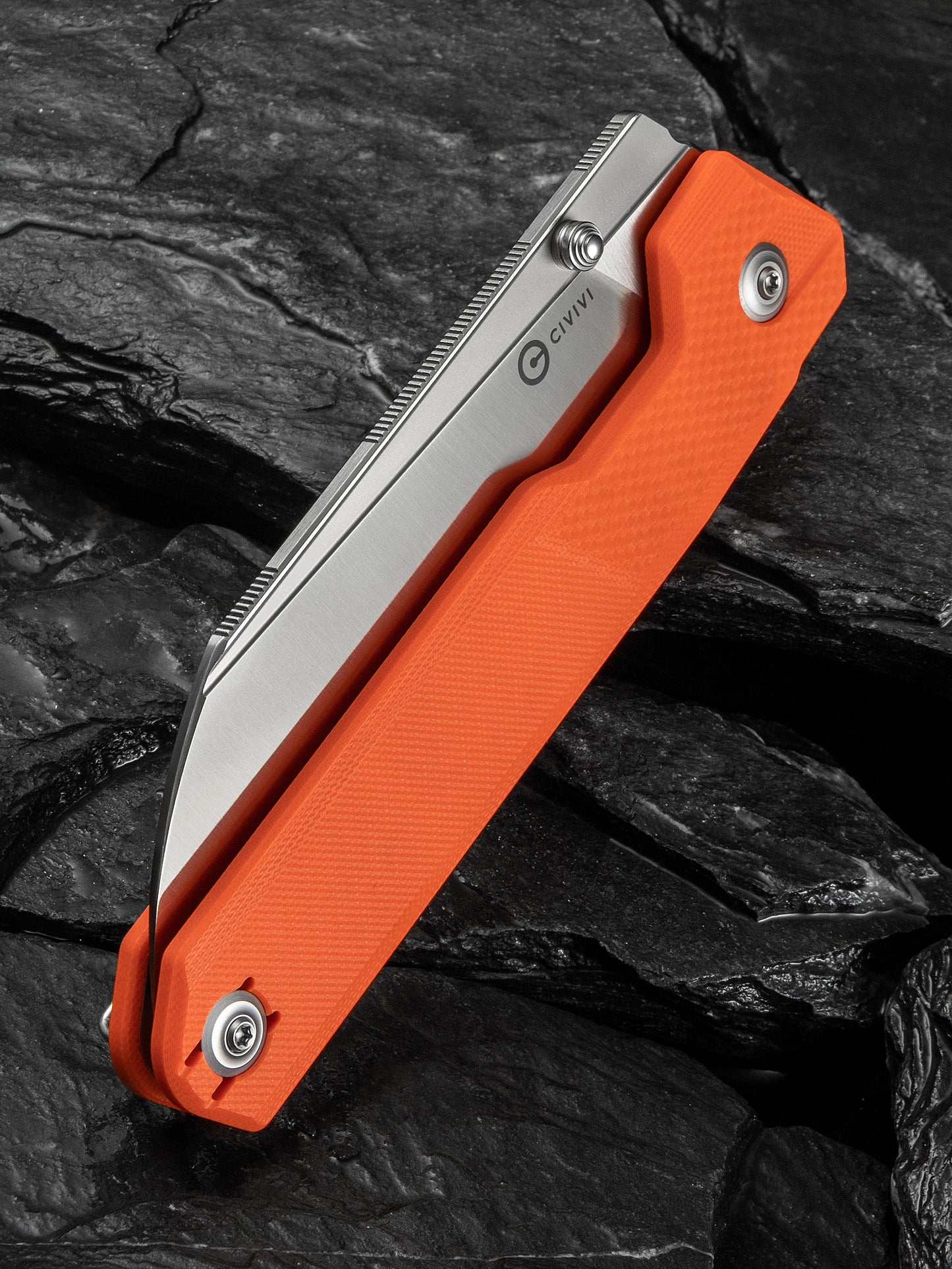 Civivi Hid 4.14" Sandvik 14C28N Orange G10 Folding Knife by Ostap Hel C23008-4