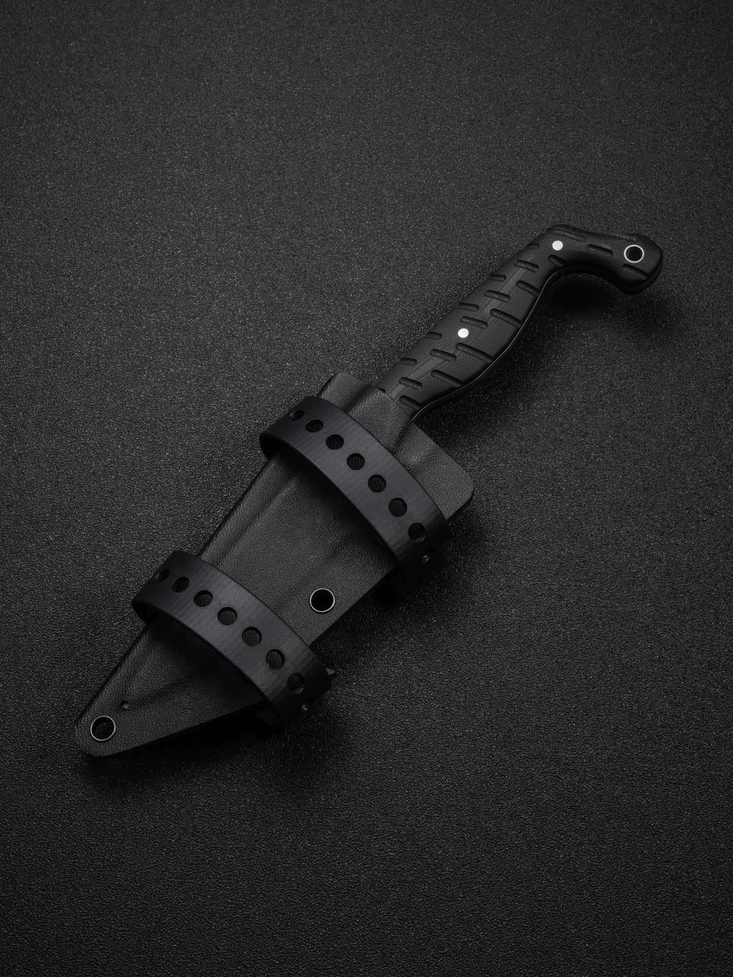 Civivi MDRN Hunter 4.12" Nitro-V Black G10 Fixed Blade Knife by Kyle Lamb C23078-1