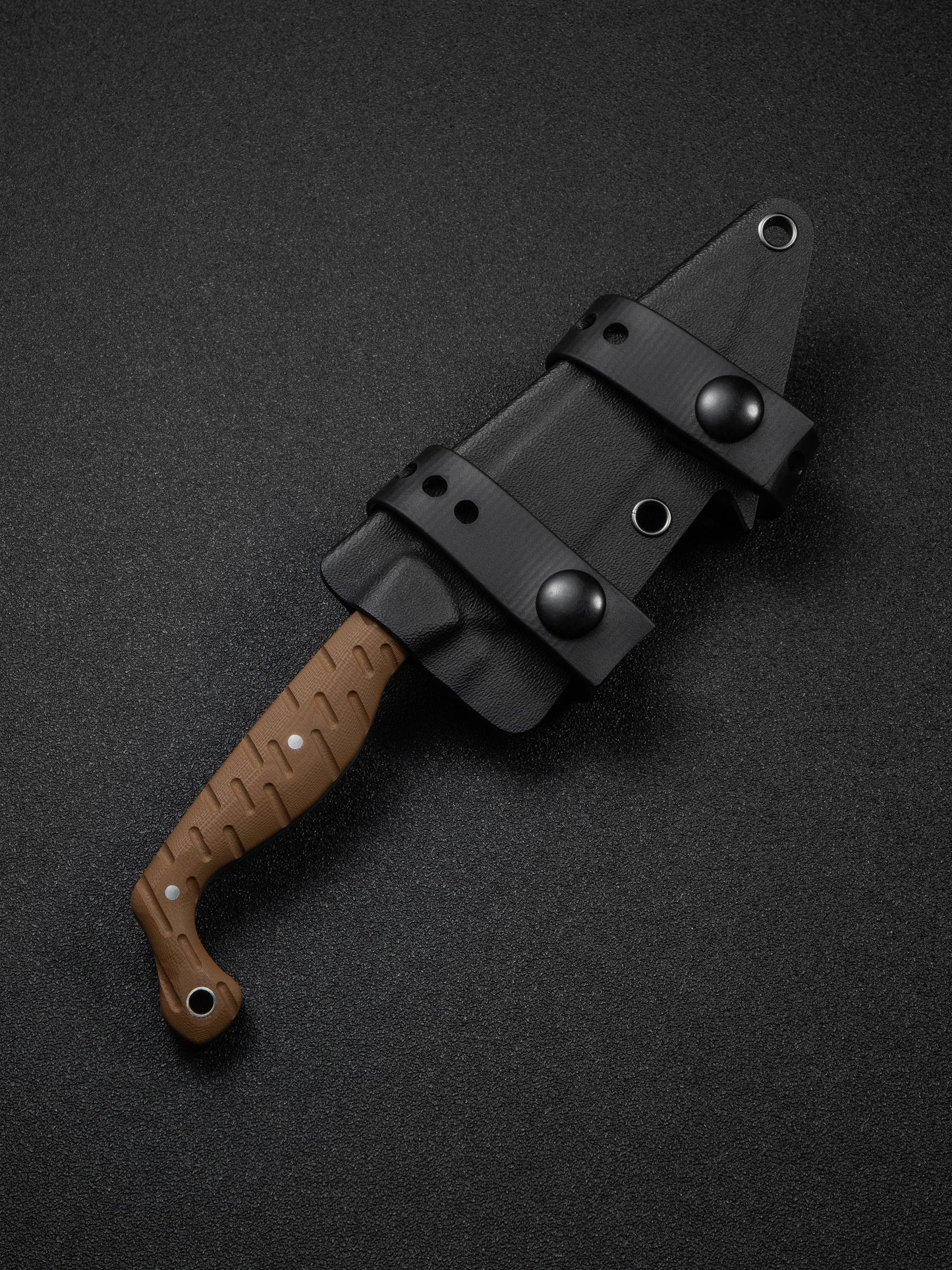 Civivi MDRN Hunter 4.12" Nitro-V Brown G10 Fixed Blade Knife by Kyle Lamb C23078-2