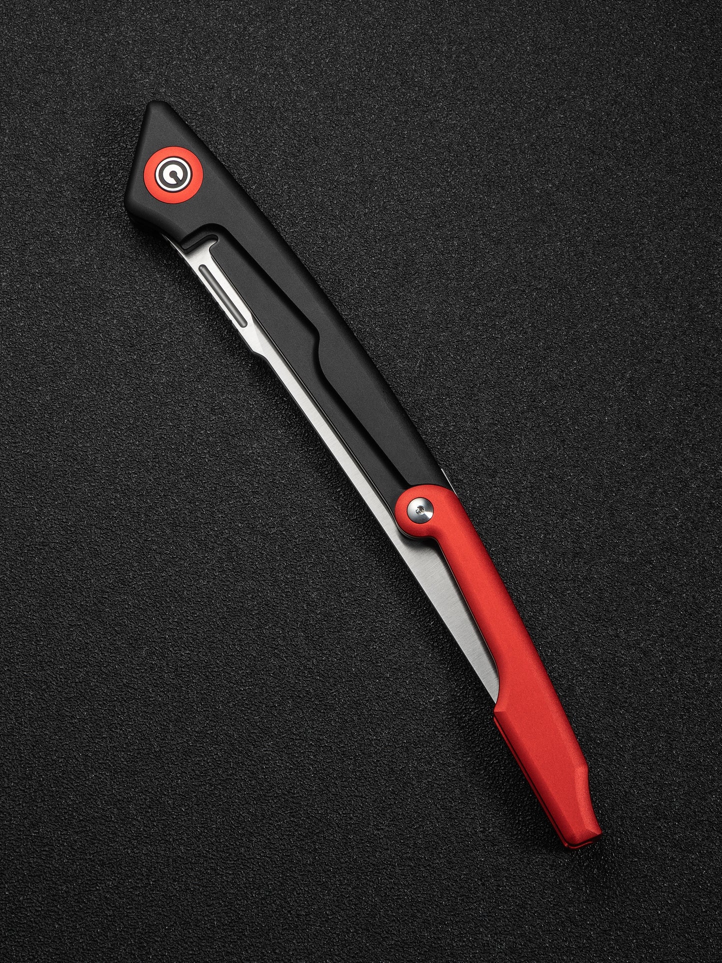 Civivi Shawka 5.81" Sandvik 14C28N Red Aluminium Folding Fillet Knife with Sheath C22029B-1