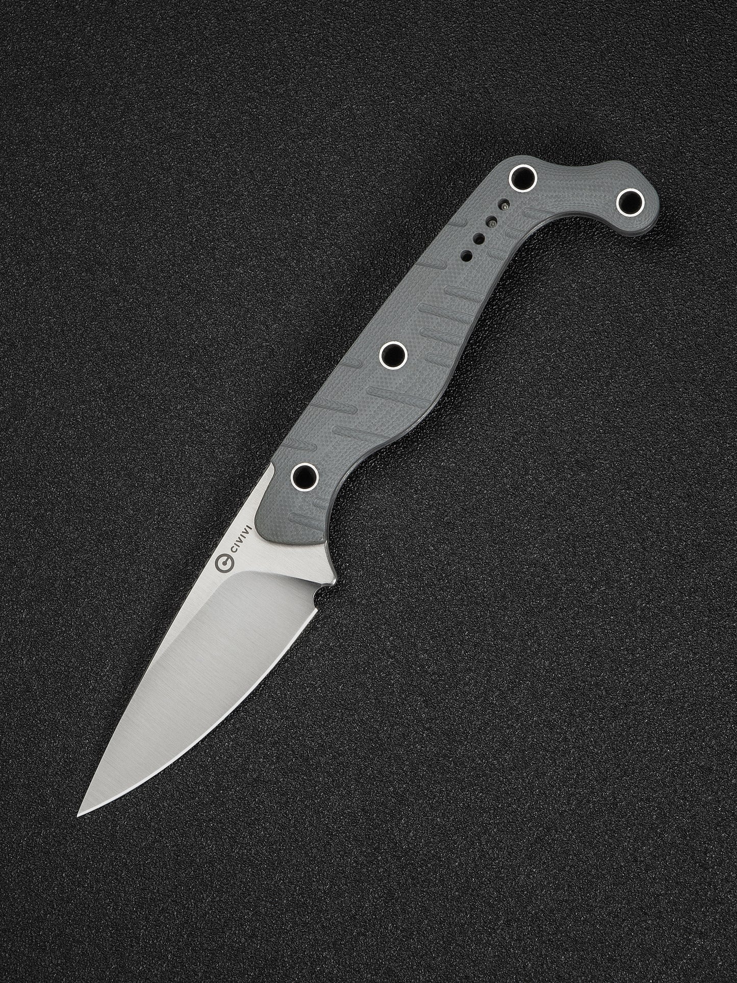 Civivi SOKN 2.82" Nitro-V Gray G10 Fixed Blade Knife by Kyle Lamb C22027-2