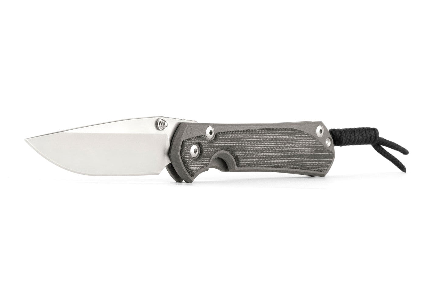 Chris Reeve Small Sebenza 31 Black Canvas Micarta 2.99" CPM Magnacut Titanium Folding Knife S31-1200