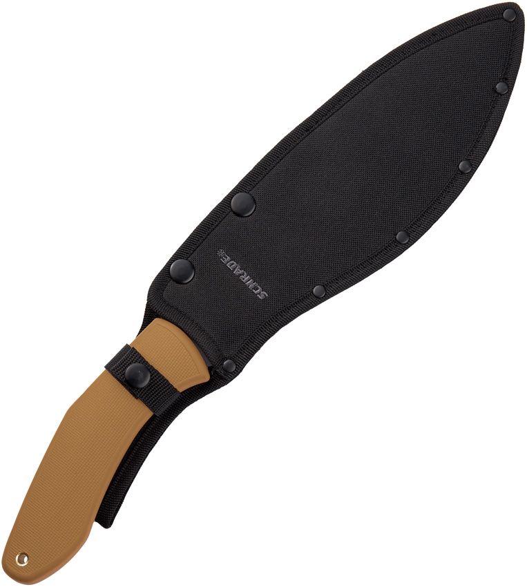 Schrade Frontier 10.75" 3Cr13 Machete Fixed Blade Knife with Nylon Sheath