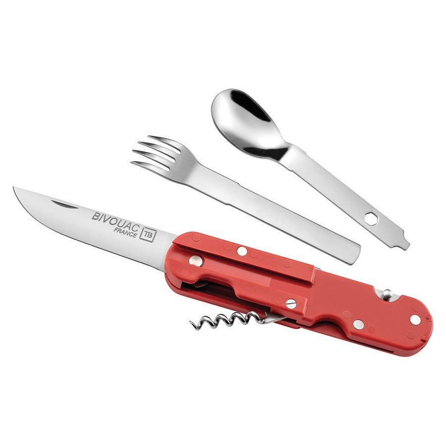 TB Outdoor Bivouac French Army Camp Multi-Tool Red - Made in France