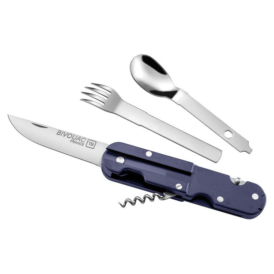 TB Outdoor Bivouac French Army Camp Multi-Tool Blue - Made in France