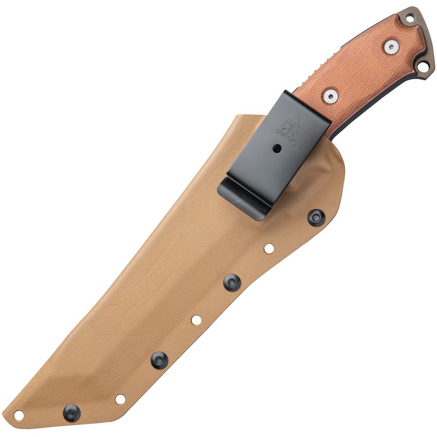 TOPS Steel Eagle 107C Delta Class 7.63" Midnight Bronze Fixed Blade Knife with Kydex Sheath