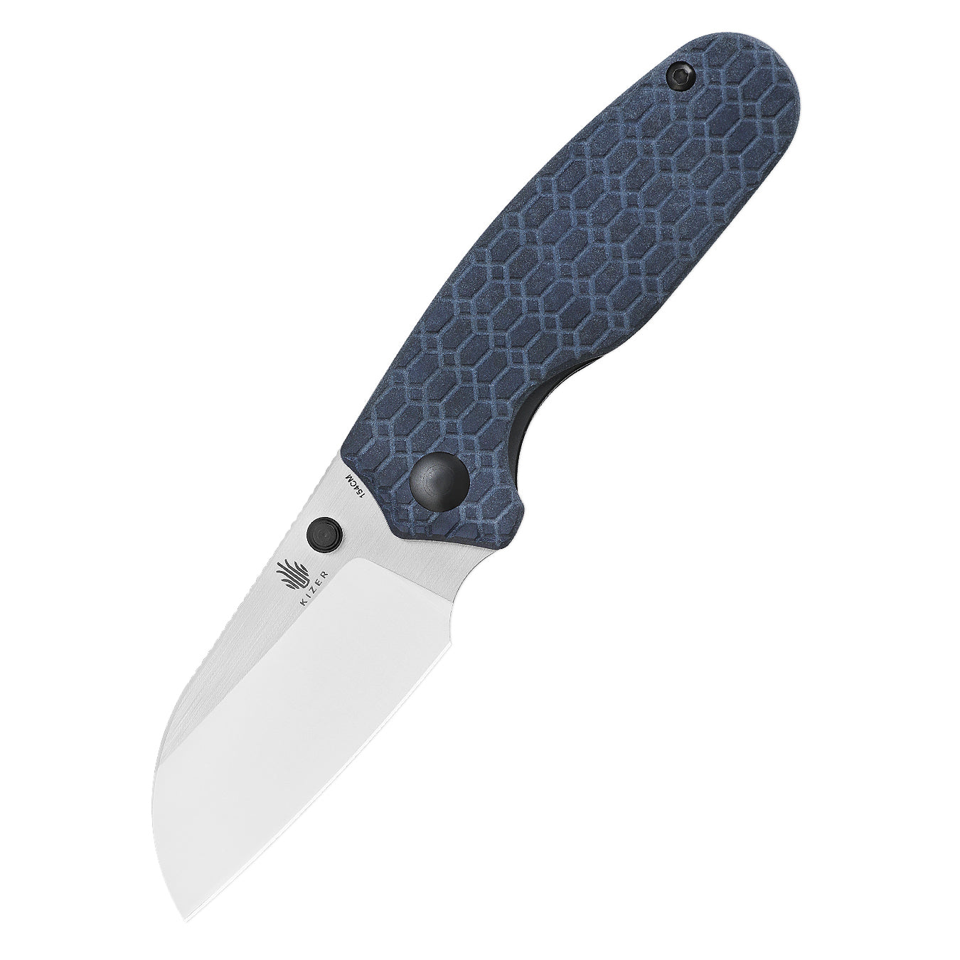 Kizer Towser S 2.85" 154CM Blue Richlite Folding Knife V3593SC1