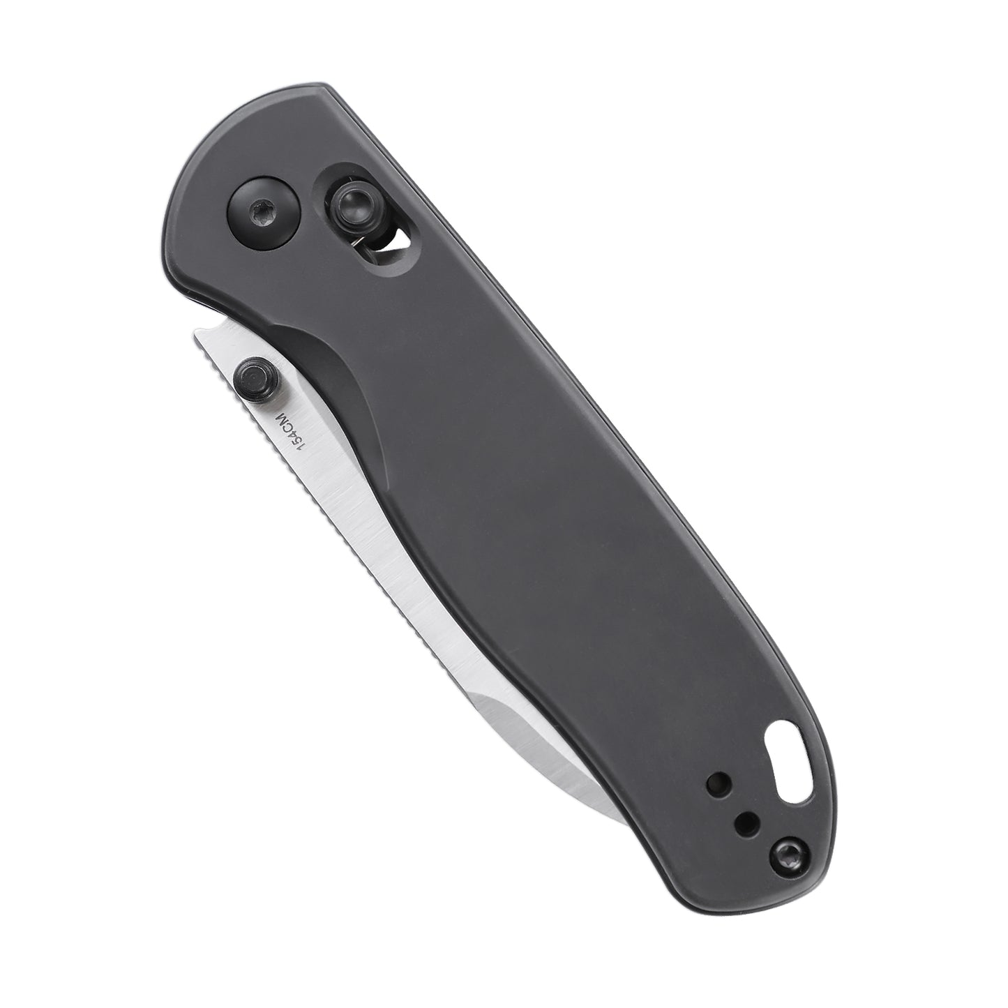 Kizer Drop Bear Clutch-Lock 2.97" 154CM Gunmetal Aluminum Folding Knife V3619C1