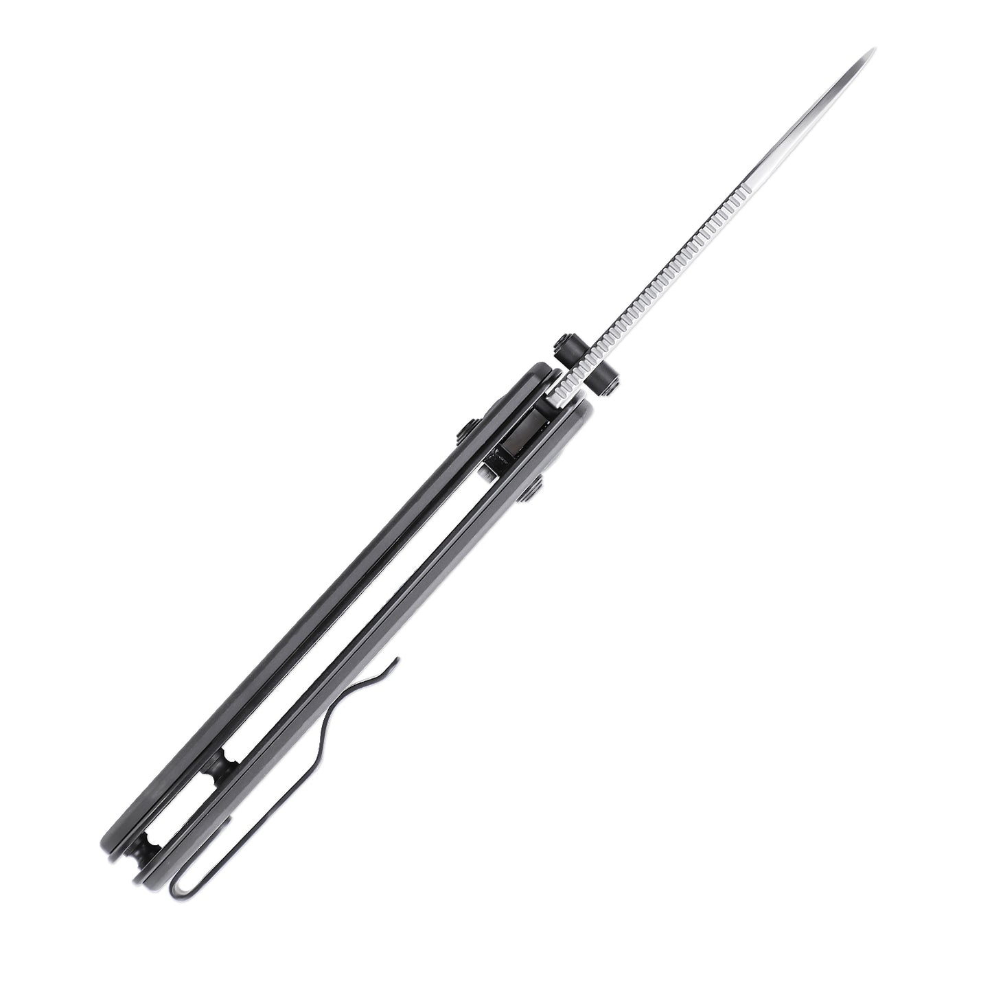 Kizer Drop Bear Clutch-Lock 2.97" 154CM Gunmetal Aluminum Folding Knife V3619C1