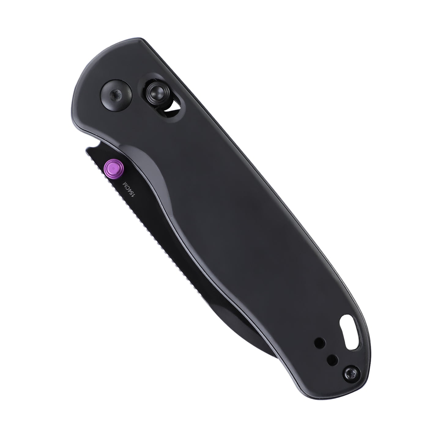 Kizer Drop Bear Clutch-Lock 2.97" 154CM Black Aluminum Folding Knife V3619C2
